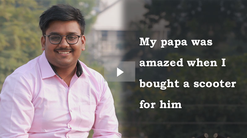 'My papa was amazed when I bought a scooter for him' - Ayushman Pandey