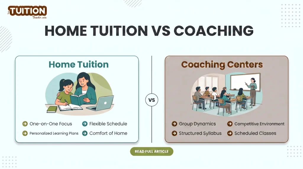 Home Tuition vs Coaching Compare