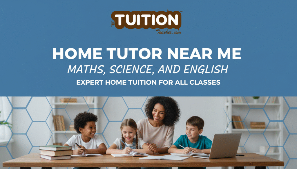 Home Tutor Near Me for Maths, Science And English – Expert Home Tuition for All Classes 2 Best Home Tutor Near Me for Maths Science And English with personalized one-to-one learning
