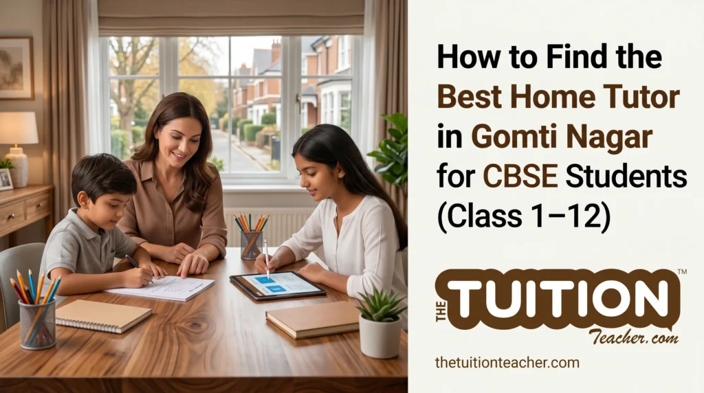Best home tutor in Gomti Nagar for CBSE students from Class 1 to 12